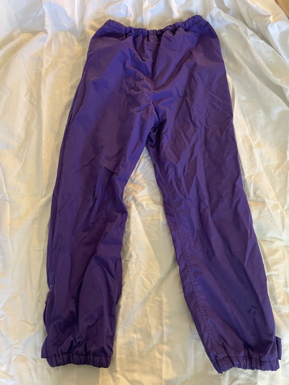 L.L. Bean Purple Womens Lightweight Rain Pants